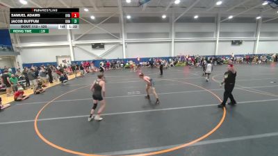 120 lbs Champ. Round 1 - Samuel Adams, Unattached vs Jacob Buffum, Unattached