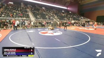 126 lbs 1st Place Match - Jonah Schulz, Cody Wrestling Club vs Skylar Howe, Camel Kids Wrestling