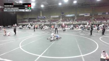 57 lbs Rr Rnd 4 - Kaleb Millz, Pomona Elite vs Peyton Chelewski, Colorado Outlaws