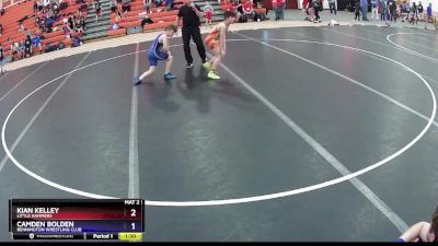 93 lbs Round 2 - Kian Kelley, Little Hammers vs Camden Bolden, Bennington Wrestling Club