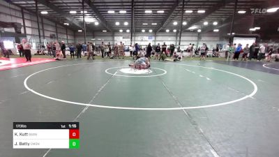 170 lbs Quarterfinal - Konrad Kutt, Smittys Barn vs Justin Batty, Camden Hills