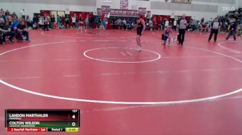 127 lbs Cons. Semi - Colton Wilson, LeSueur-Henderson vs Landon Marthaler, Marshall