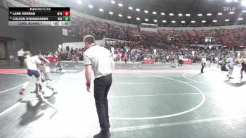 85 lbs Cons. Round 4 - Lane Konrad, Hortonville vs Colton Steingraber, Hudson