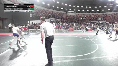 85 lbs Cons. Round 4 - Lane Konrad, Hortonville vs Colton Steingraber, Hudson