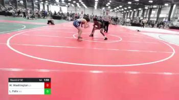 138 lbs Round Of 32 - Marley Washington, GA vs Luca Felix, WV