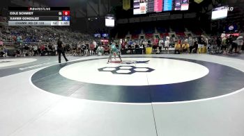 138 lbs Champ. Rd Of 128 - Cole Schmidt, CA vs Xavier Gonzalez, SC