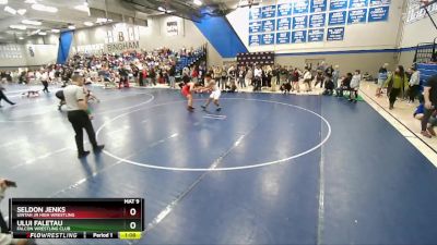 160 lbs Quarterfinal - Ului Faletau, Falcon Wrestling Club vs Seldon Jenks, Uintah Jr High Wrestling