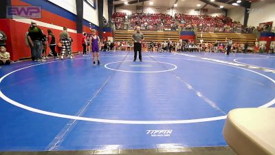 76 lbs Rr Rnd 4 - Jenna Hammer, Wagoner Takedown Club vs Laken Pack, Vian Wrestling Club