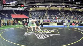 Girls-235 lbs Cons. Round 3 - Mya Brandenburg, Allen Park H.s. Girls vs Sydney Smith, Portage Central Hs Girls