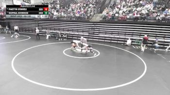 4A 130 lbs Champ. Round 1 - Sophia Johnson, Orem vs Paetyn Staheli, Bear River