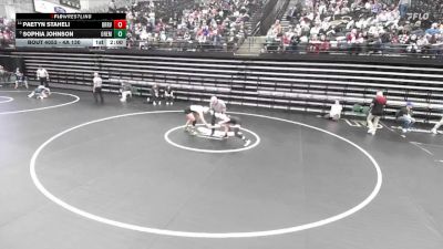 4A 130 lbs Champ. Round 1 - Sophia Johnson, Orem vs Paetyn Staheli, Bear River