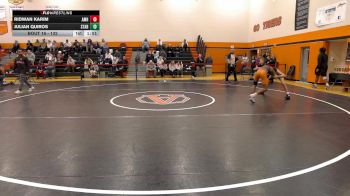 132 lbs Quarterfinal - Ridwan Karim, Amherst vs Julian Quiros, Starpoint