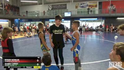 65 lbs Round 1 (8 Team) - Ryker Nowlin, Alabama Elite Gold vs Kasen Cargo, Higher Calling