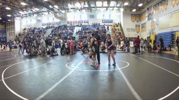120 lbs Quarterfinal - Cat Kenney, Viera Hammers vs Leena Lane, Titusville High School