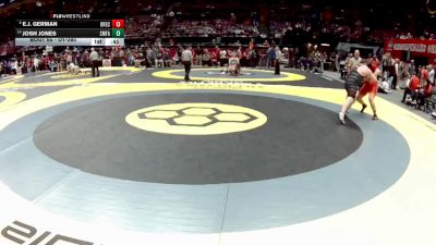 D1-285 lbs Cons. Round 2 - Josh Jones, Stow-Munroe Falls vs E.J. German, Brecksville