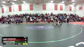 190 lbs Semifinal - Alivia Coolbaugh, Triway vs Morgan Holling, Northwest (Canal Fulton)