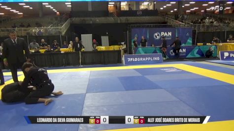 Alef José Soares Brito De Morais vs Leonardo Da Silva Guimaraes 2025 Pan Jiu Jitsu IBJJF Championship