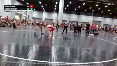 135 lbs Round 6 (8 Team) - Noah Brown, MF Dynasty vs Jeremy Carver, Indiana Outlaws