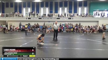 110 lbs Round 3 (8 Team) - Jonathan Diaz, Eagle Empire vs Chris Moore, Florida Scorpions Black