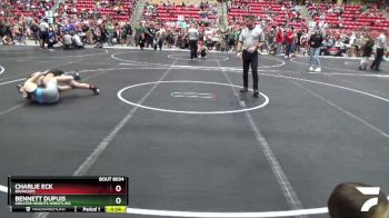 110 lbs Quarterfinal - Bennett Dupuis, Greater Heights Wrestling vs Charlie Eck, Brawlers