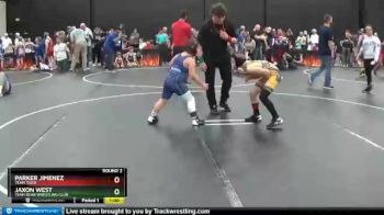 82 lbs Round 2 - Parker Jimenez, Team Tiger vs Jaxon West, Team Bear Wrestling Club