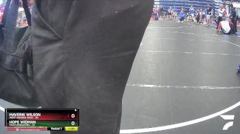 80 lbs Finals (8 Team) - Maverik Wilson, West Virginia Wild vs Hope Widman, Team Operators