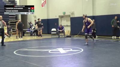 190 lbs Quarterfinal - Ethan Barber, Iowa City, Liberty vs Quinton Alexander, Prairie, Cedar Rapids