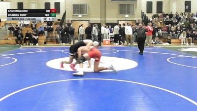 138 lbs 5th Place - Sam Ruggiero, Pembroke vs Braiden Troy, Cumberland