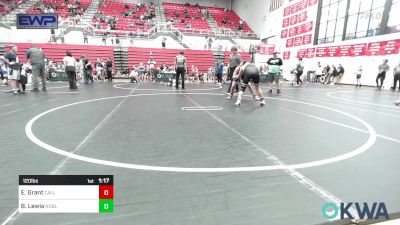 120 lbs Quarterfinal - Eli Grant, Carl Albert vs Braxton Lewis, Noble Takedown Club