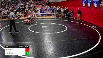 189 lbs Champ. Round 2 - Donye Sisco, Central Catholic HS (Pittsburgh) vs Brody Krah, Fort Cherry Hs