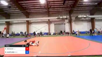 120 lbs Consolation - Corey Iannucci, CJA vs RYAN HARTUNG, RedNose Wrestling School