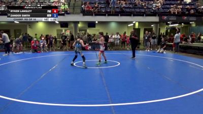 74 lbs Champ. Rd Of 16 - Ryker Langley, Powerhouse Wrestling Club vs Zander Smith, Midwest Xtreme Wrestling