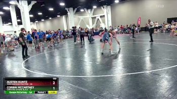 150 lbs Round 4 (8 Team) - Austen Kuntz, Team Diamond Fish Pink vs Corbin McCartney, Carolina Exteme Black