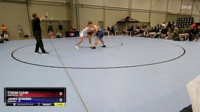 165 lbs Round 2 (8 Team) - Tyson Clear, Ohio Blue vs James Bowers, Georgia