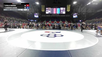 100 lbs Cons. Quarters - Stella Isensee, CO vs Cameron Hodge, CO