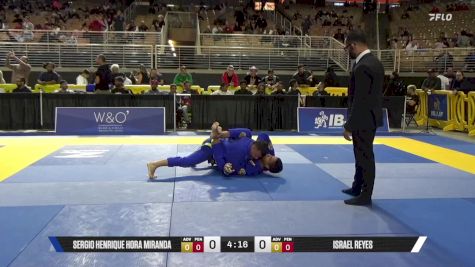 Israel Reyes vs Sergio Henrique Hora Miranda 2025 Pan Jiu Jitsu IBJJF Championship