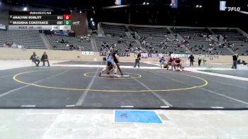 185 lbs Cons. Round 1 - Aralynn Boblitt, Nelson County vs Mugisha Constance, Central