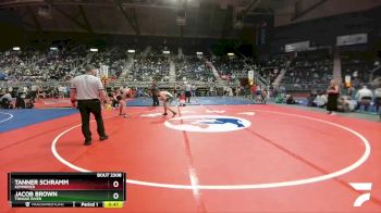 2A-170 lbs Cons. Round 3 - Jacob Brown, Tongue River vs Tanner Schramm, Kemmerer