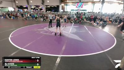 90 lbs Quarterfinal - Eli Evans, ReZults Wrestling vs Hunter Jones, Texas Elite Wrestling Club