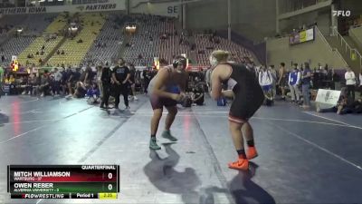 285 lbs Quarters & 1st Wb (16 Team) - Mitch Williamson, Wartburg vs Owen Reber, Alvernia University