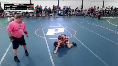 100-110 lbs 3rd Place Match - Kole Petta, El Paso Gridley Titans vs Bentley Fields, GCMS