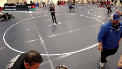 Girls K-8 - 68 Hadley Tisdel, New Prague-Girls vs Alivia Emms, Stillwater/Simley-Girls