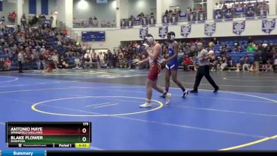 175 lbs Cons. Round 4 - Blake Flower, EDGERTON vs Antonio Maye, Springfield (Holland)