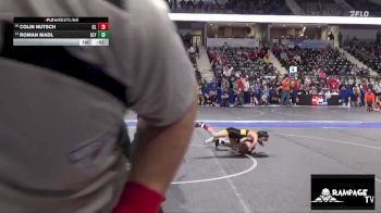 61 lbs Cons. Round 3 - Colin Nutsch, CKSY Lions vs Roman Madl, Slyfox