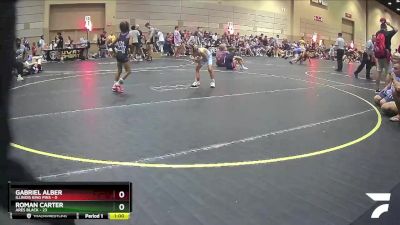 50 lbs Round 3 (6 Team) - Roman Carter, Ares Black vs Gabriel Alber, Illinois King Pins