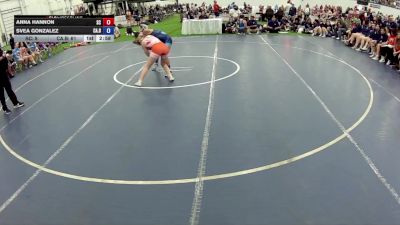 120 lbs Anna Hannon, South Carolina vs Svea Gonzalez, California Blue