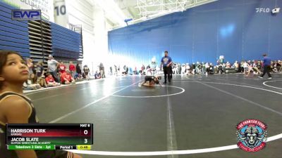 70 lbs Quarterfinal - Harrison Turk, Kansas vs Jacob Slate, SlyFox Wrestling Academy