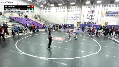 144 lbs Cons. Round 4 - Meyer Schnoor, Waukesha West vs Peter Pugh, Collierville