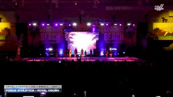 Force Athletics - Royal Crush [2026 L1 Youth - D2 - Small Day 1] 2026 ACDA Reach the Beach All Star Grand Nationals - DII