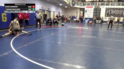139 lbs R-32 - Adam Seidman, Germantown Academy vs Drake McClure, Bentworth